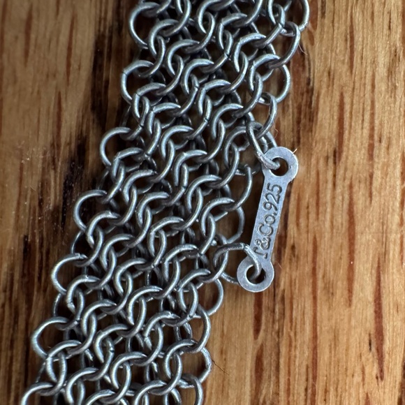 Tiffany/ Elsa Peretti Mesh Bib Necklace - Picture 4 of 10